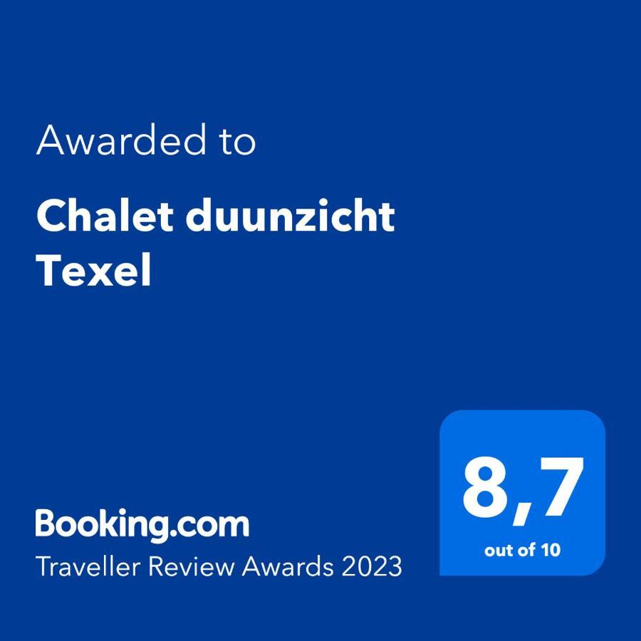 Chalet Duunzicht Texel Де-Коксдорп Экстерьер фото